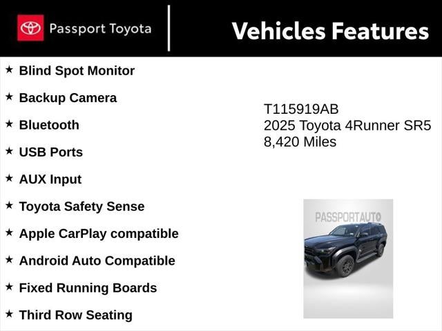 2025 Toyota 4Runner SR5