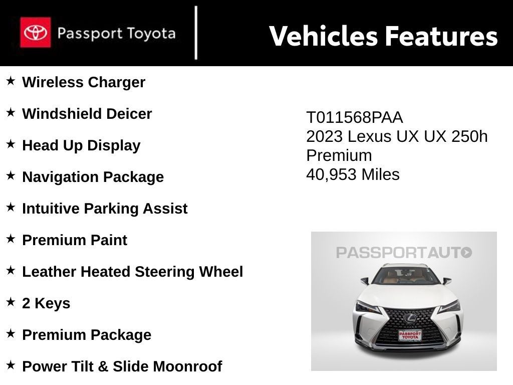 2023 Lexus UX 250h Premium
