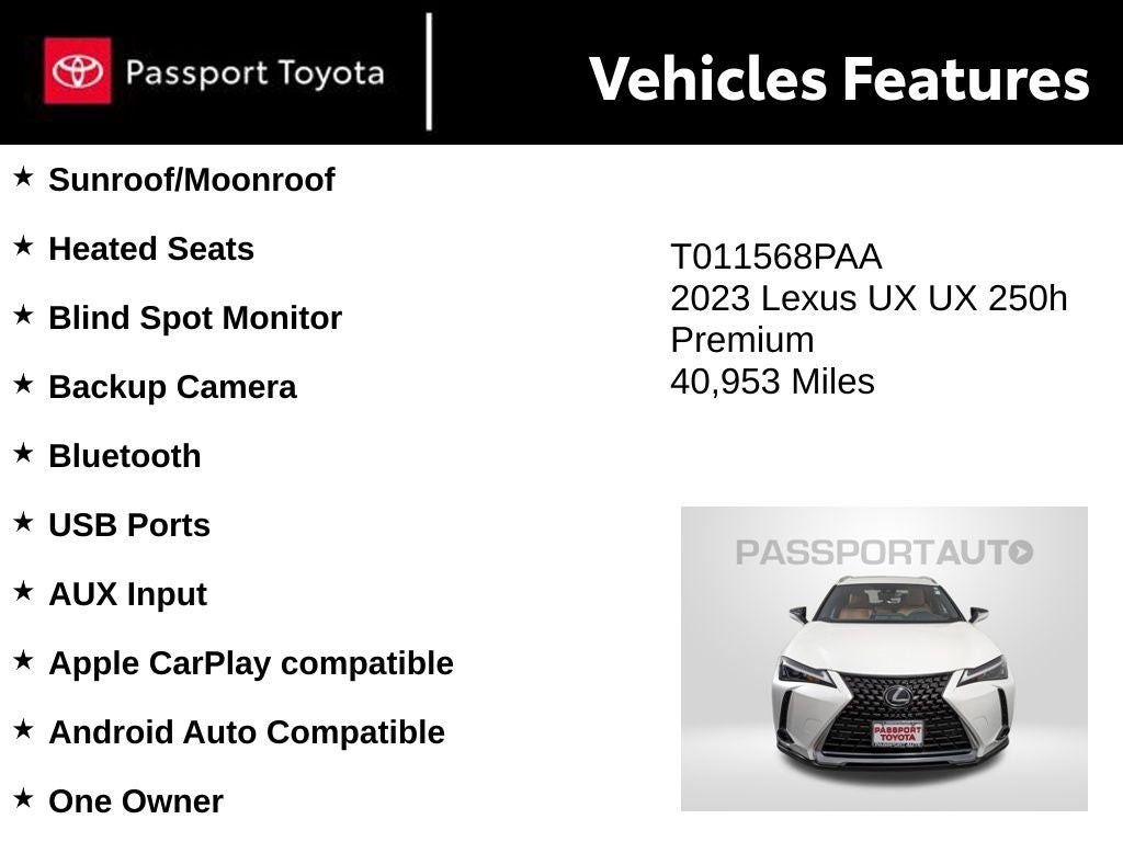 2023 Lexus UX 250h Premium