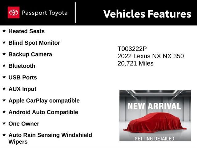 2022 Lexus NX 350 Base