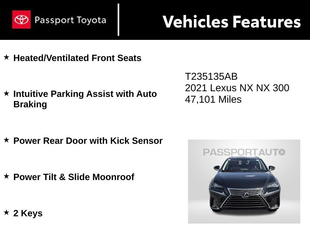 2021 Lexus NX 300 Base