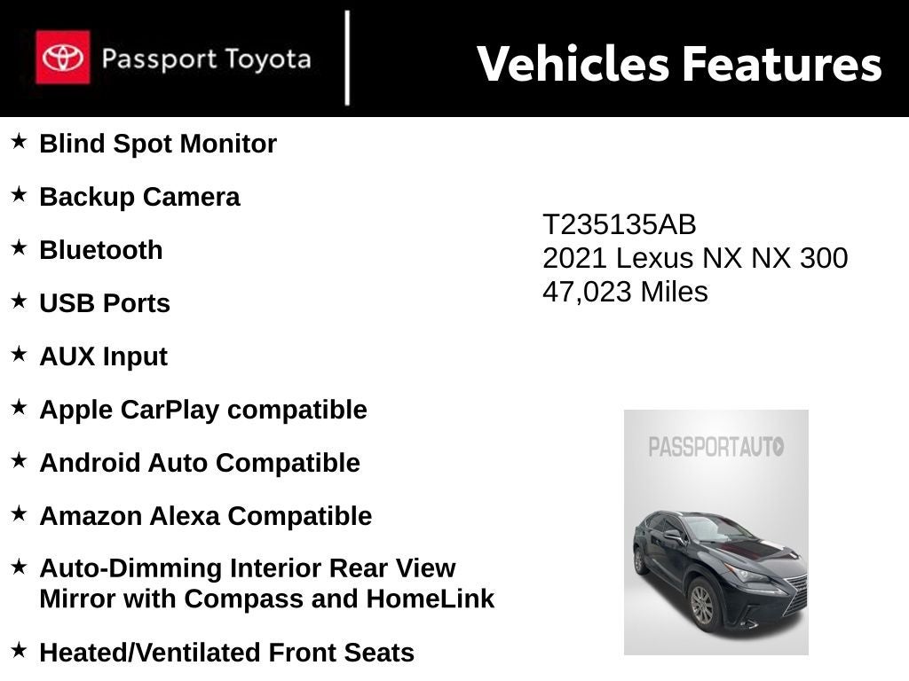2021 Lexus NX 300 Base