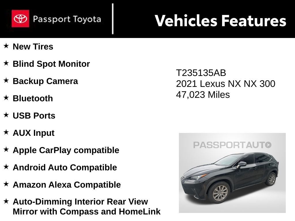 2021 Lexus NX 300 Base