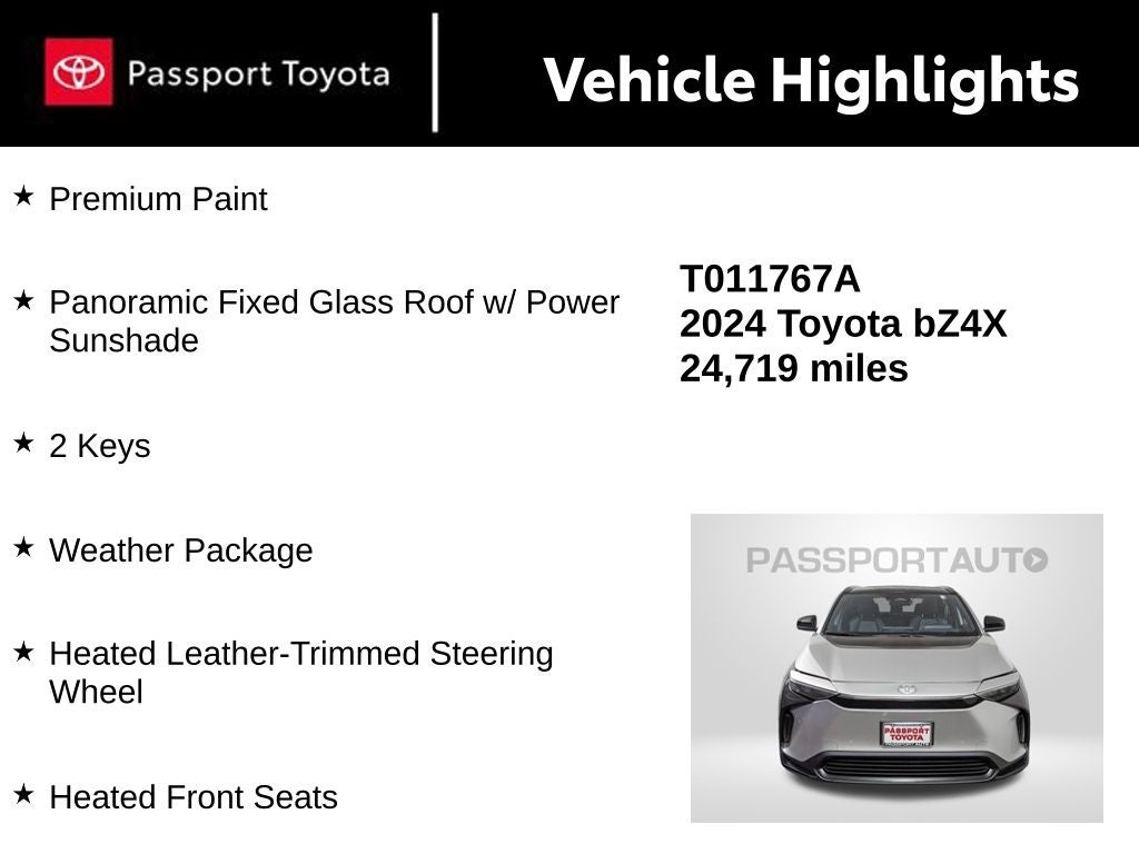 2024 Toyota bZ4X XLE