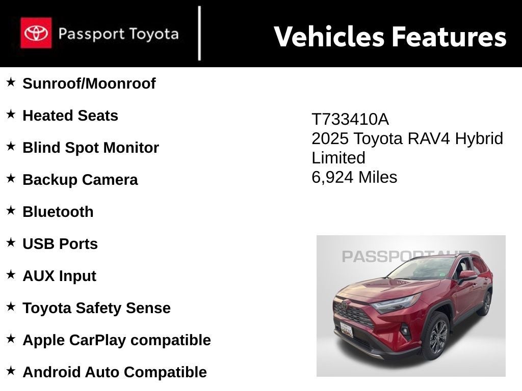 2025 Toyota RAV4 Hybrid Limited