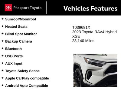 2023 Toyota RAV4 Hybrid XSE