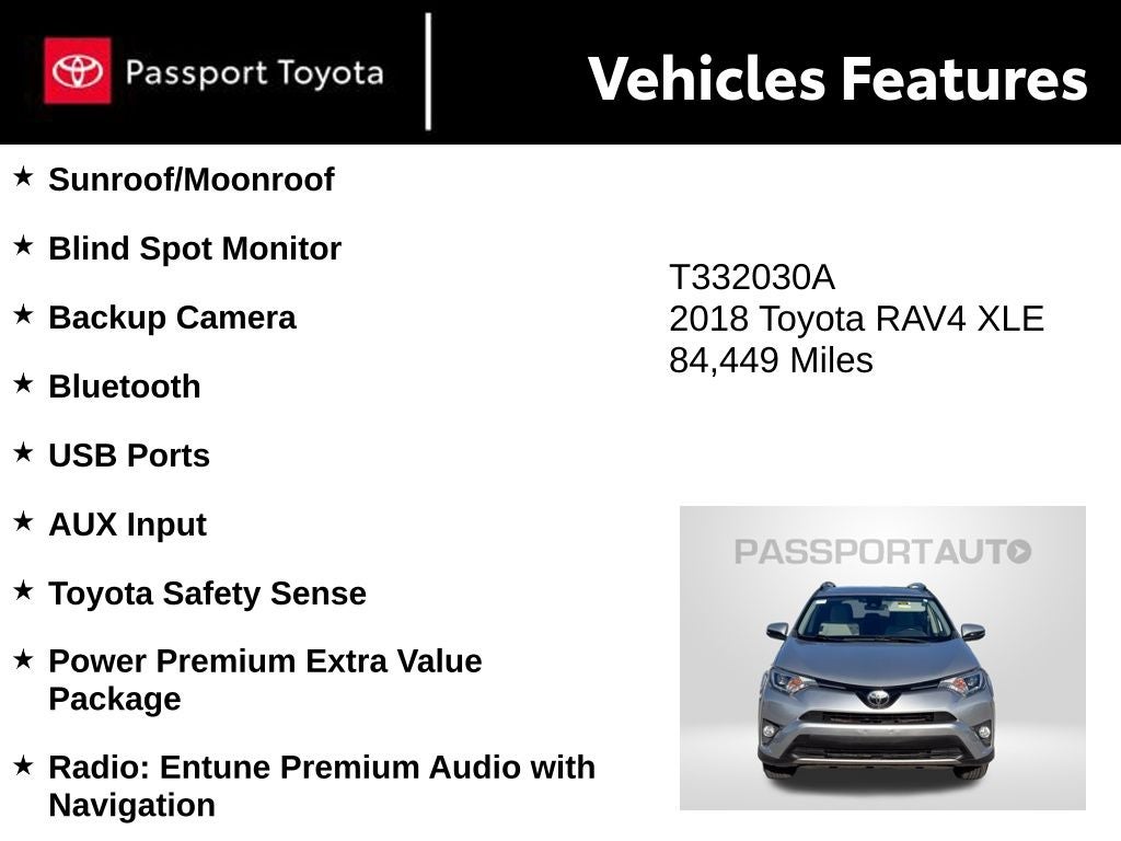 2018 Toyota RAV4 XLE