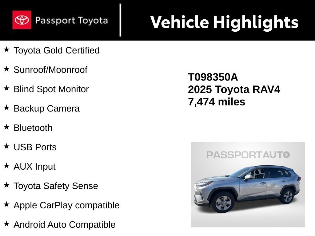 2025 Toyota RAV4 Hybrid XLE