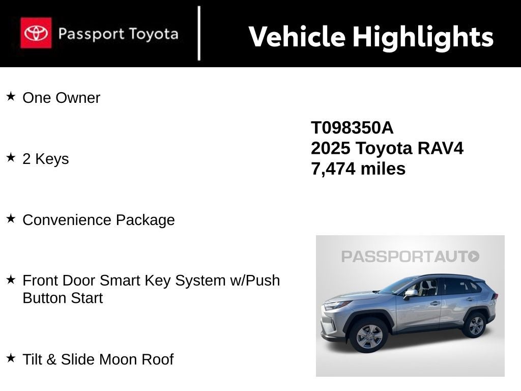 2025 Toyota RAV4 Hybrid XLE