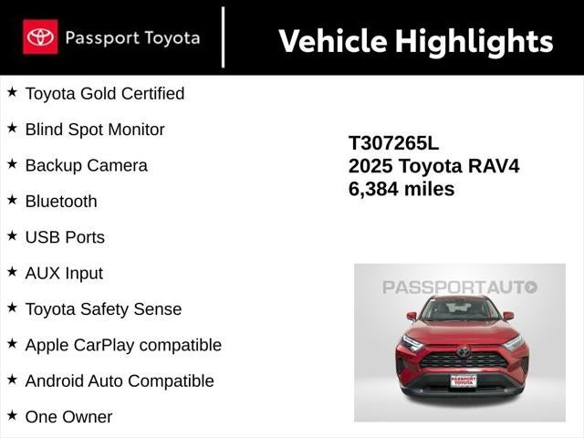 2025 Toyota RAV4 Hybrid XLE