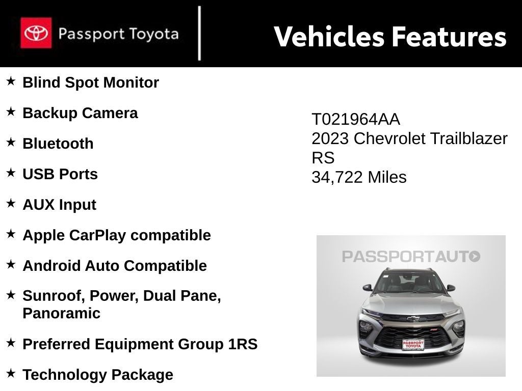2023 Chevrolet TrailBlazer RS