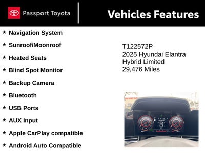 2025 Hyundai Elantra Hybrid Limited