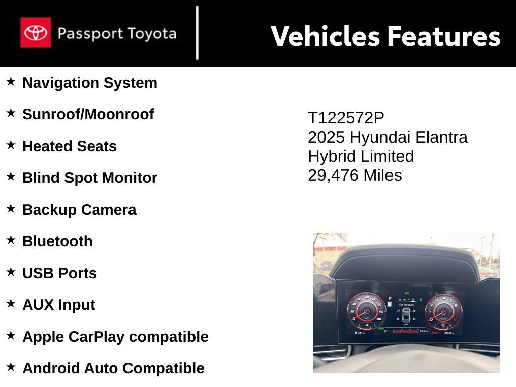 2025 Hyundai Elantra Hybrid Limited