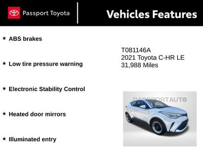 2021 Toyota C-HR LE