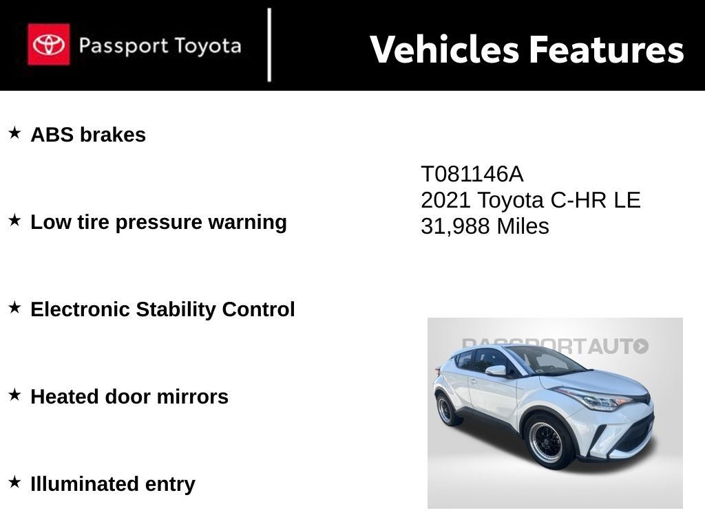 2021 Toyota C-HR LE