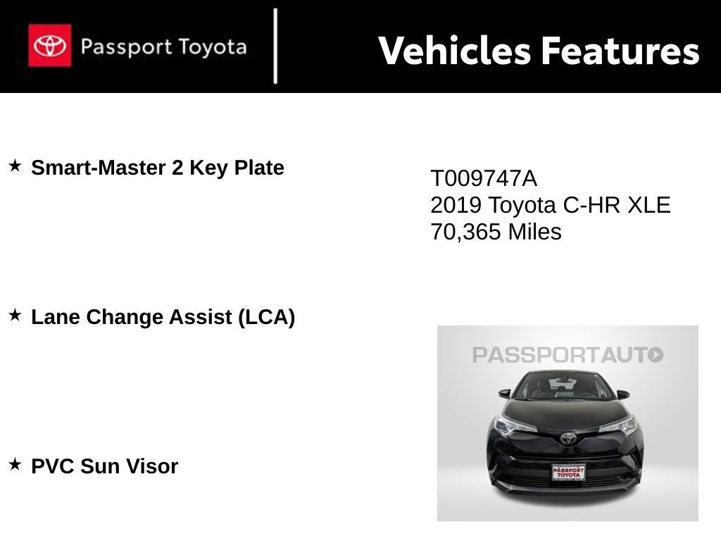 2019 Toyota C-HR XLE