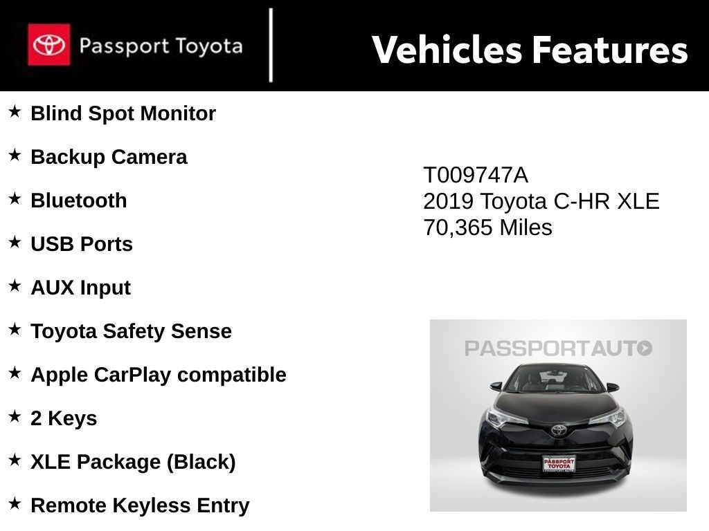 2019 Toyota C-HR XLE