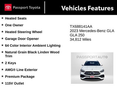 2023 Mercedes-Benz GLA GLA 250 4MATIC®