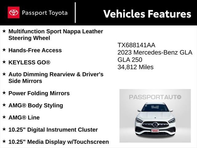 2023 Mercedes-Benz GLA GLA 250 4MATIC®