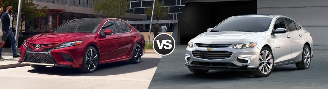 Compare 2018 Toyota Camry vs Chevy Malibu
