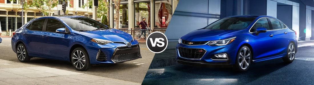 Compare 2018 Toyota Corolla vs Chevy Cruze