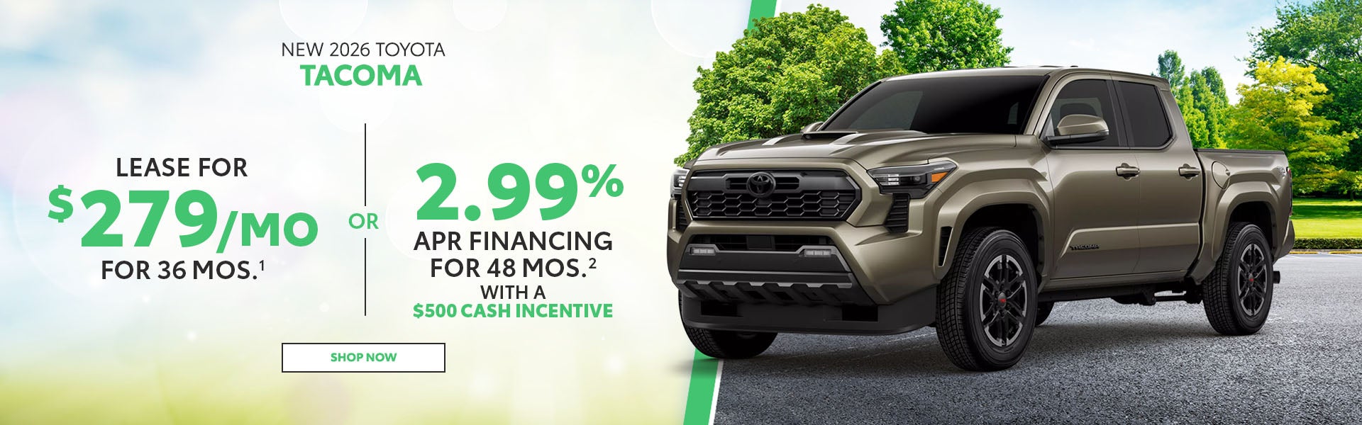 New 2026 Toyota Tacoma