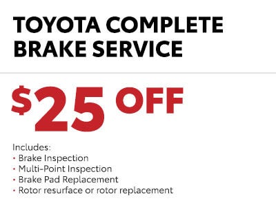 Toyota Complete Brake Service