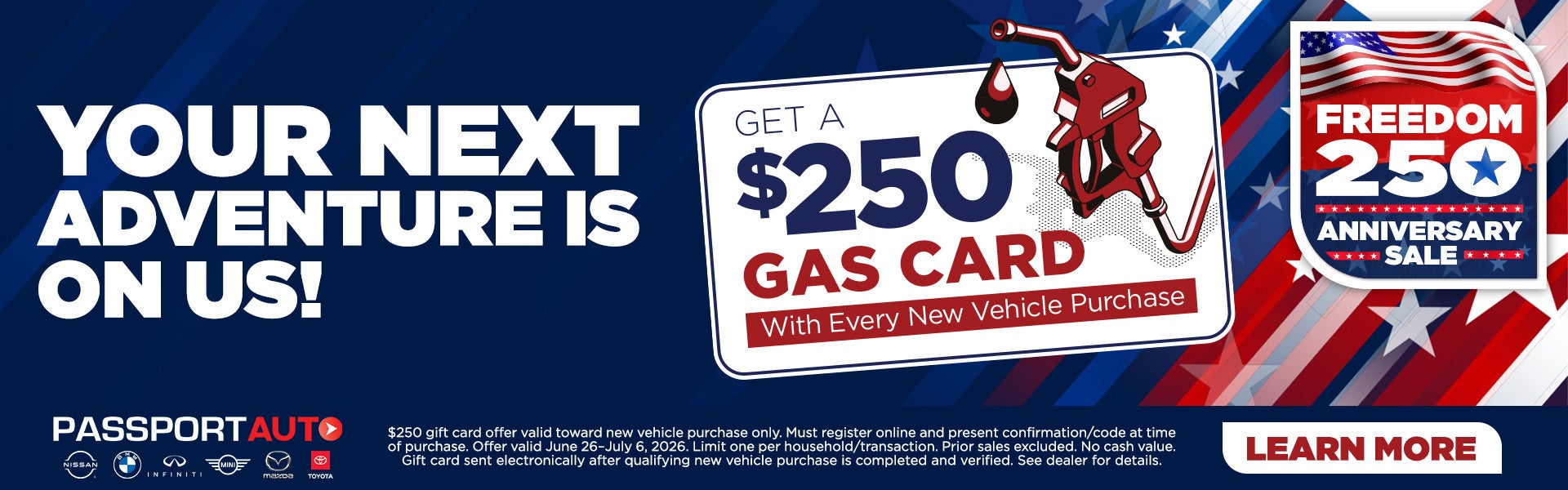 free $250 gas card