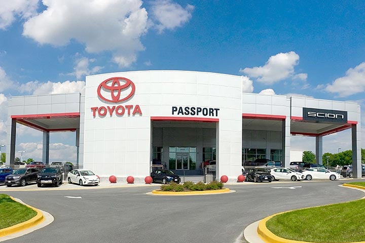 Dealership at Passport Toyota in Suitland MD