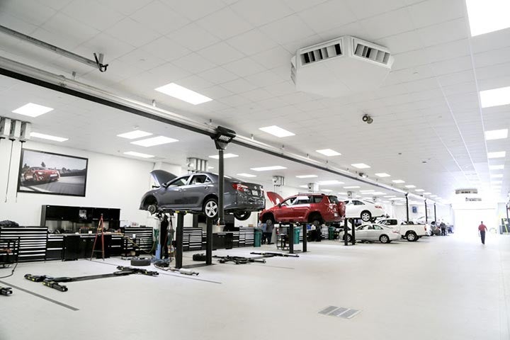 Service Department at Passport Toyota in Suitland MD